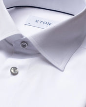 Load image into Gallery viewer, Eton- White Fine Twill Shirt – Gray Details