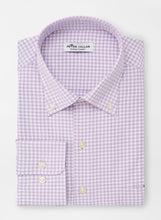Load image into Gallery viewer, PETER MILLAR- Lavender Check Performance Shirt