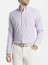 Load image into Gallery viewer, PETER MILLAR- Lavender Check Performance Shirt