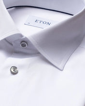 Load image into Gallery viewer, Eton- White Fine Twill Shirt – Gray Details
