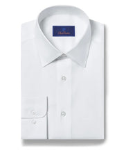 Load image into Gallery viewer, David Donahue- Super Fine Twill Dress Shirt
