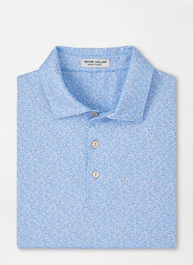 Sterling Performance Jersey Polo- Cottage Blue