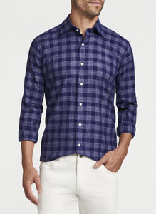 Blue Mussel Cotton Sport Shirt