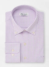 Load image into Gallery viewer, PETER MILLAR- Lavender Check Performance Shirt

