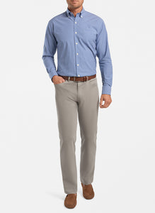 Peter Millar- Ultimate Sateen Five-Pocket Pant- Gale Grey