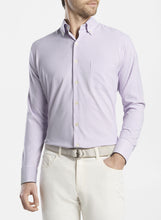 Load image into Gallery viewer, PETER MILLAR- Lavender Check Performance Shirt
