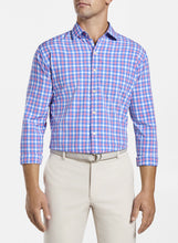 Load image into Gallery viewer, PETER MILLAR- Lane Performance Poplin Sport Shirt- Blue River
