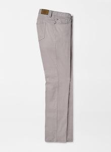 Peter Millar- Ultimate Sateen Five-Pocket Pant- Gale Grey