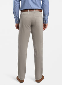 Peter Millar- Ultimate Sateen Five-Pocket Pant- Gale Grey