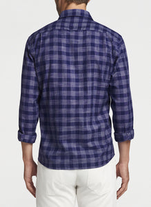 Blue Mussel Cotton Sport Shirt