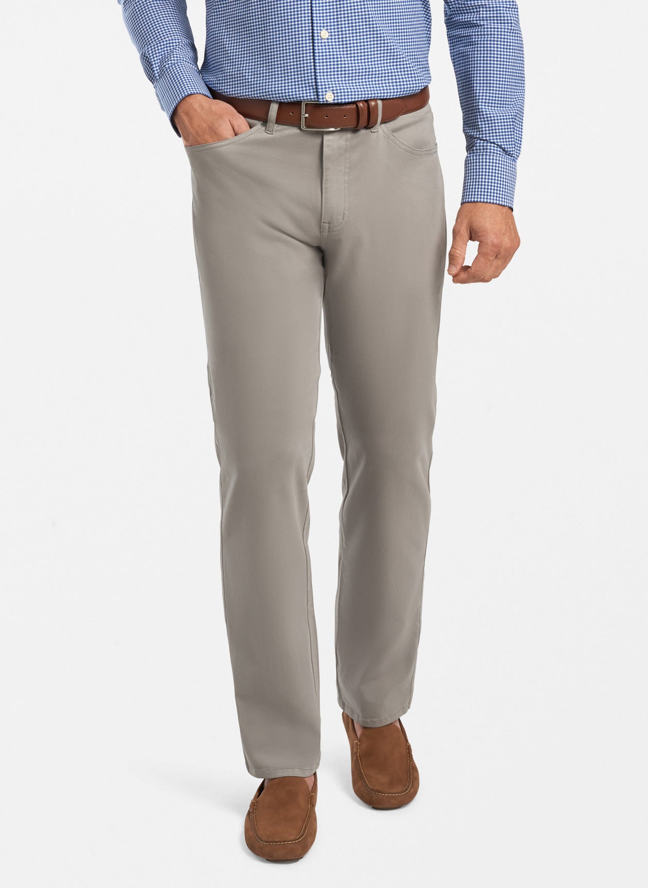 Peter Millar eb66 Performance Five-Pocket Pant In Gale Grey