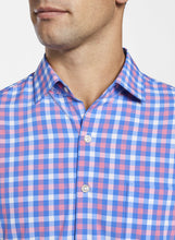 Load image into Gallery viewer, PETER MILLAR- Lane Performance Poplin Sport Shirt- Blue River
