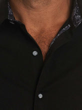 Load image into Gallery viewer, Robert Graham- ANDRETTI black long sleeve shirt
