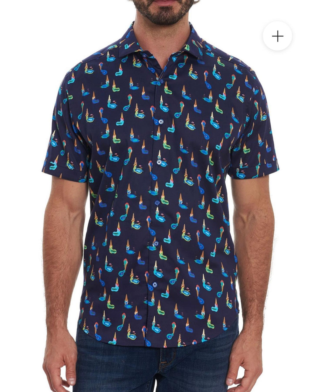 ROBERT GRAHAM- ICECREAM SHOP- SHORT SLEEVE SHIRT