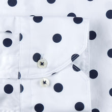 Load image into Gallery viewer, STENSTROMS- Polka Dot Casual Fitted Body Shirt
