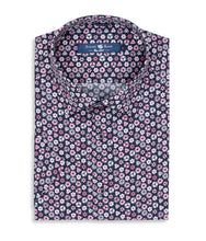 Load image into Gallery viewer, Stone Rose- Pink Geometric Print Short Sleeve Shirt
