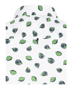 Stone Rose-LIME print shirt